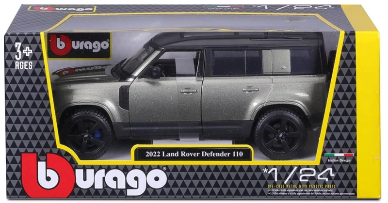BBURAGO 1:24 LAND ROVER DEFENDER 110 2022 GREEN (#18/21101 GREEN)