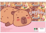 ΜΠΛΟΚ ΖΩΓΡΑΦΙΚΗΣ Α4 ΣΠΙΡΑΛ 30 ΦΥΛΛΑ CAPYBARA (#300-17413)