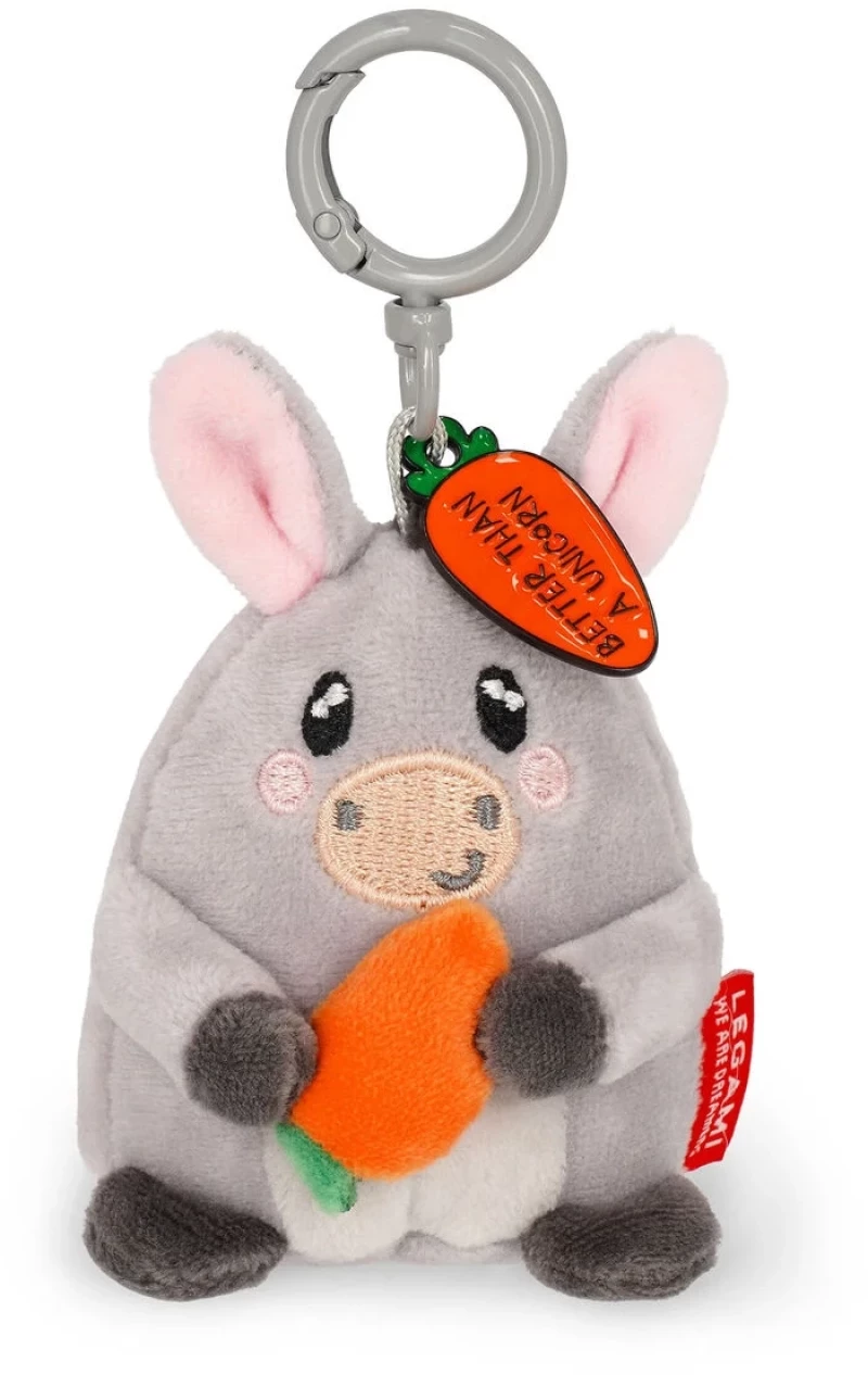 Λούτρινο Μπρελόκ Γαϊδουράκι Legami Plush Key Ring Donkey - Super Soft! SPK0012