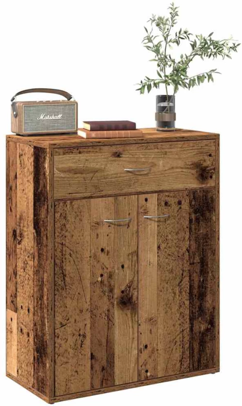 vidaXL Sideboard Παλιό ξύλο 60x30x75 cm Ξύλο μηχανής