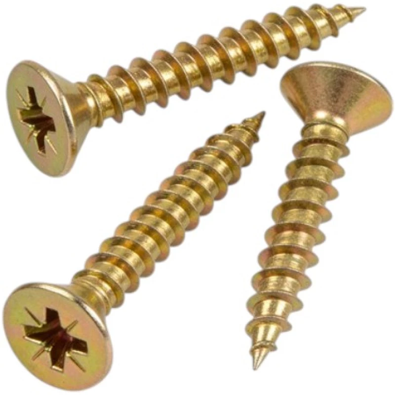 Ξυλόβιδες - 4mm×30mm - Σετ 12 πακέτα των 26 τεμαχίων - 200454