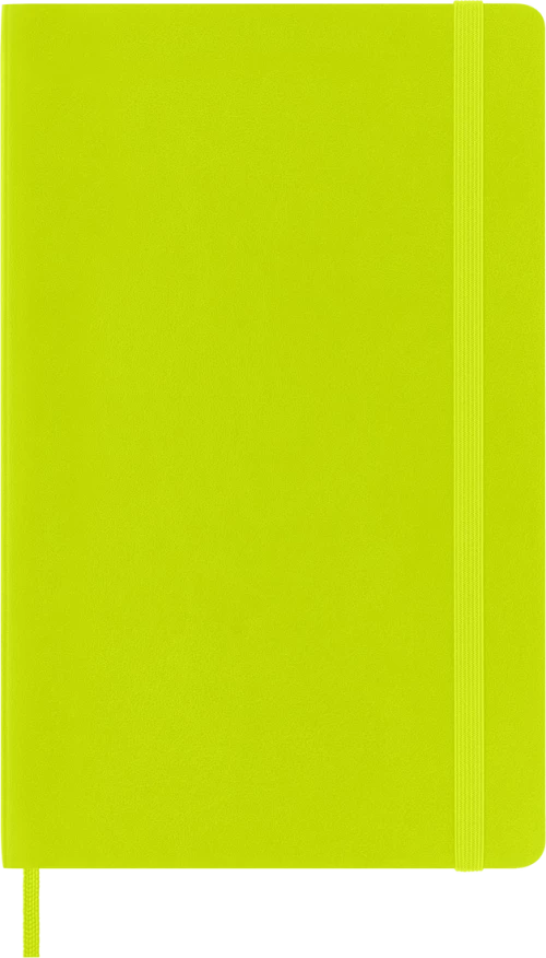 Moleskine Ruled Notebook Large Lemon Green Soft Cover