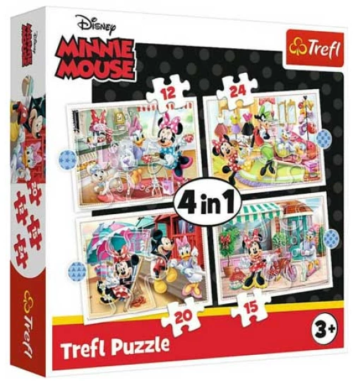 Puzzle Trefl 4/1(12//15/20/24pcs) Minnie Mouse
