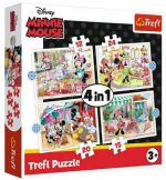 Puzzle Trefl 4/1(12//15/20/24pcs) Minnie Mouse