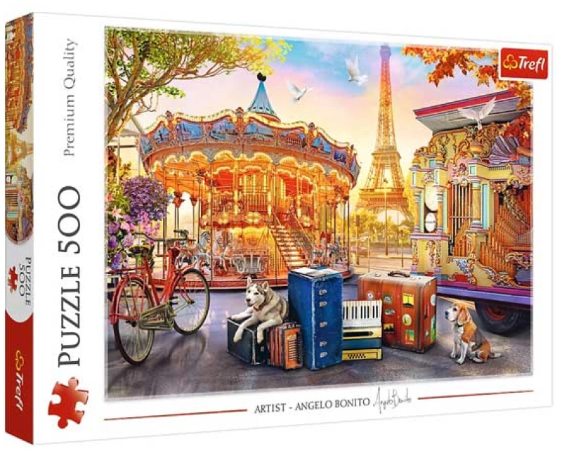 Puzzle Trefl Holidays in Paris 500pcs