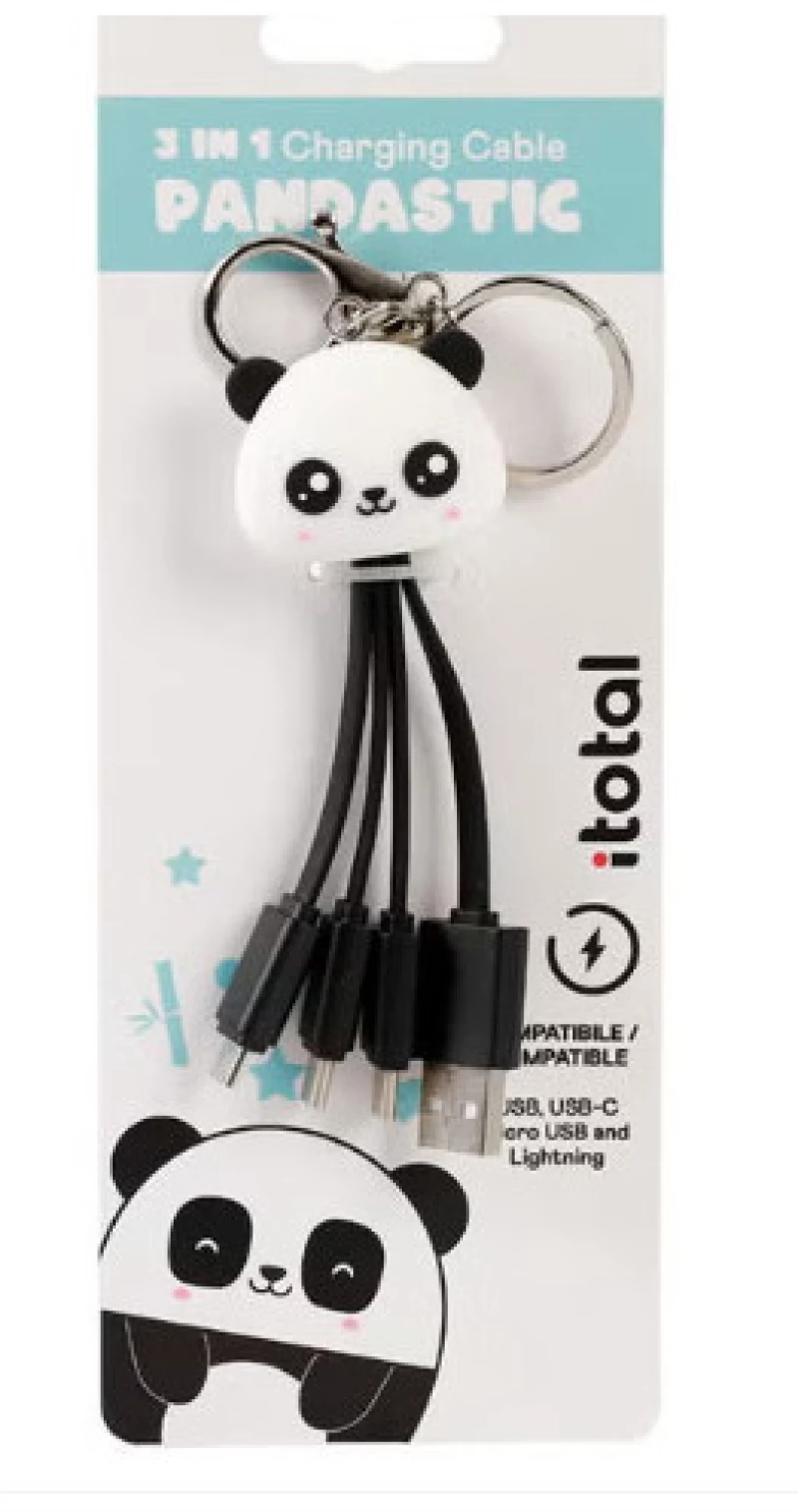 Μπρέλοκ Καλώδιο Φόρτισης 3in1  ITotal | Pandastic | XL2748