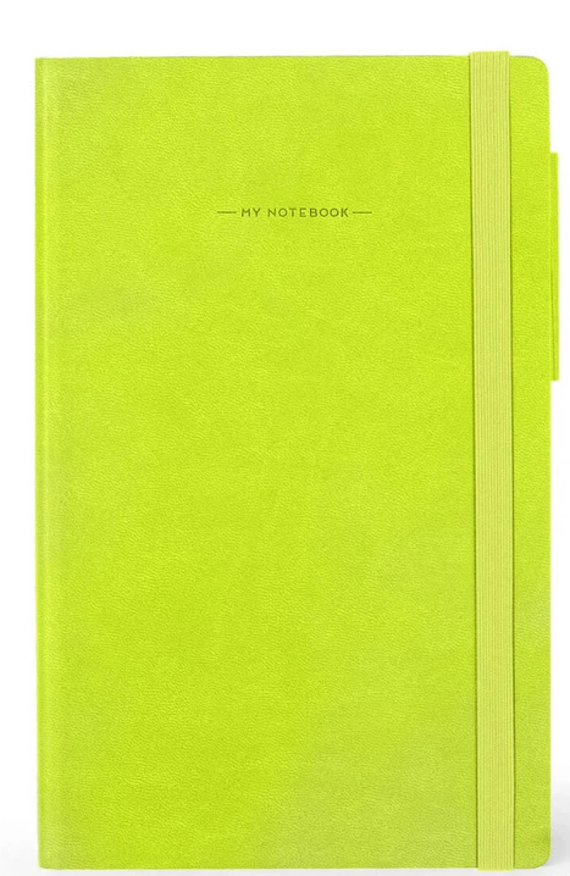 Σημειωματάριο Ριγέ Legami | My Notebook Lined | Large 17 x 24 cm | Chartreuse | MYNOT0298