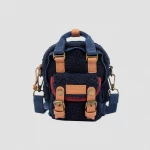 Σακίδιο Doughnut Macaroon Tiny Fluffy Series Crossbody Navy x Wine | D226FL-069097-F