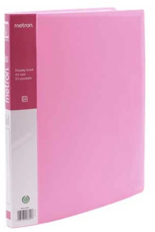 Ντοσιέ Σουπλ Metron 20Θ Α4 Pastel Ροζ (907.20SP)