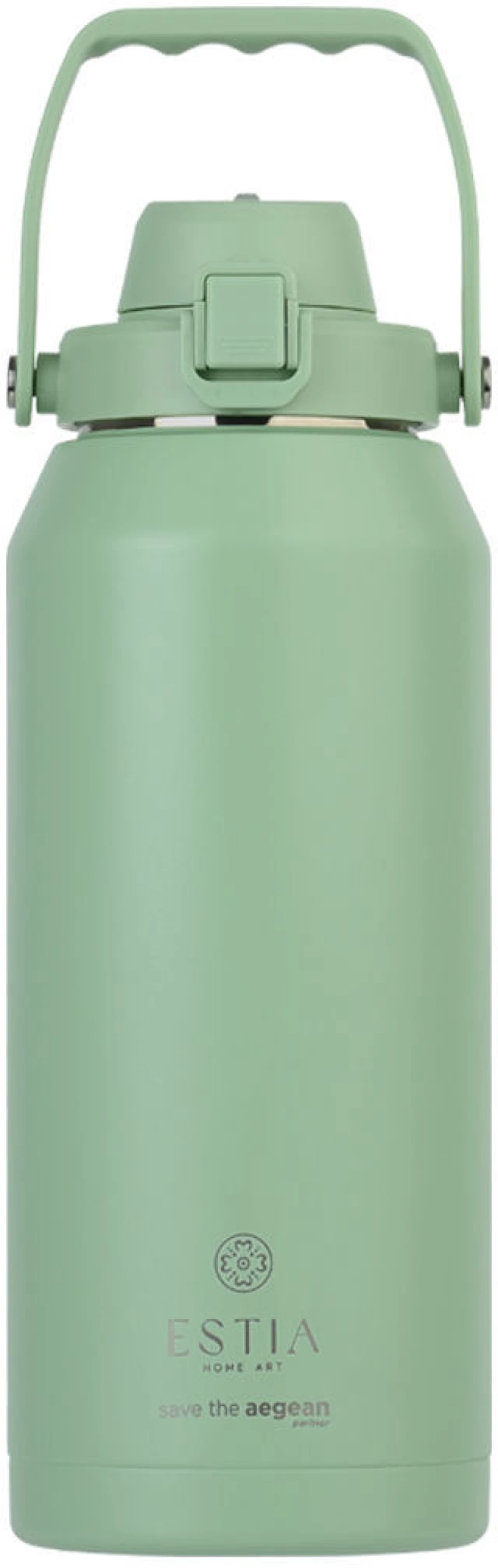 Estia Θερμος Lift Bottle Save the Aegean 1.8lt Pine