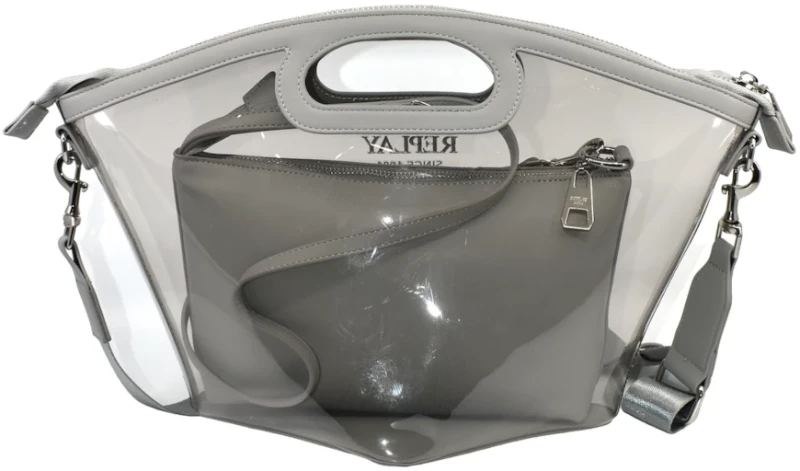 Replay Women Bag 2 In 1 Tote-Grey