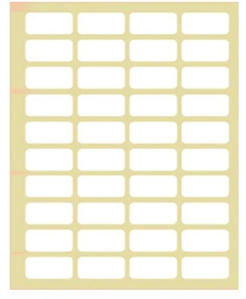 Ετικέτα Νο 25 24mm X 12mm λευκή αυτοκόλλητη