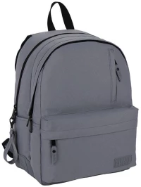 Τσάντα Πλάτης Must Team Monochrome Classic 32x19x42 2 Κεντρικές Θήκες Γκρι 000587547