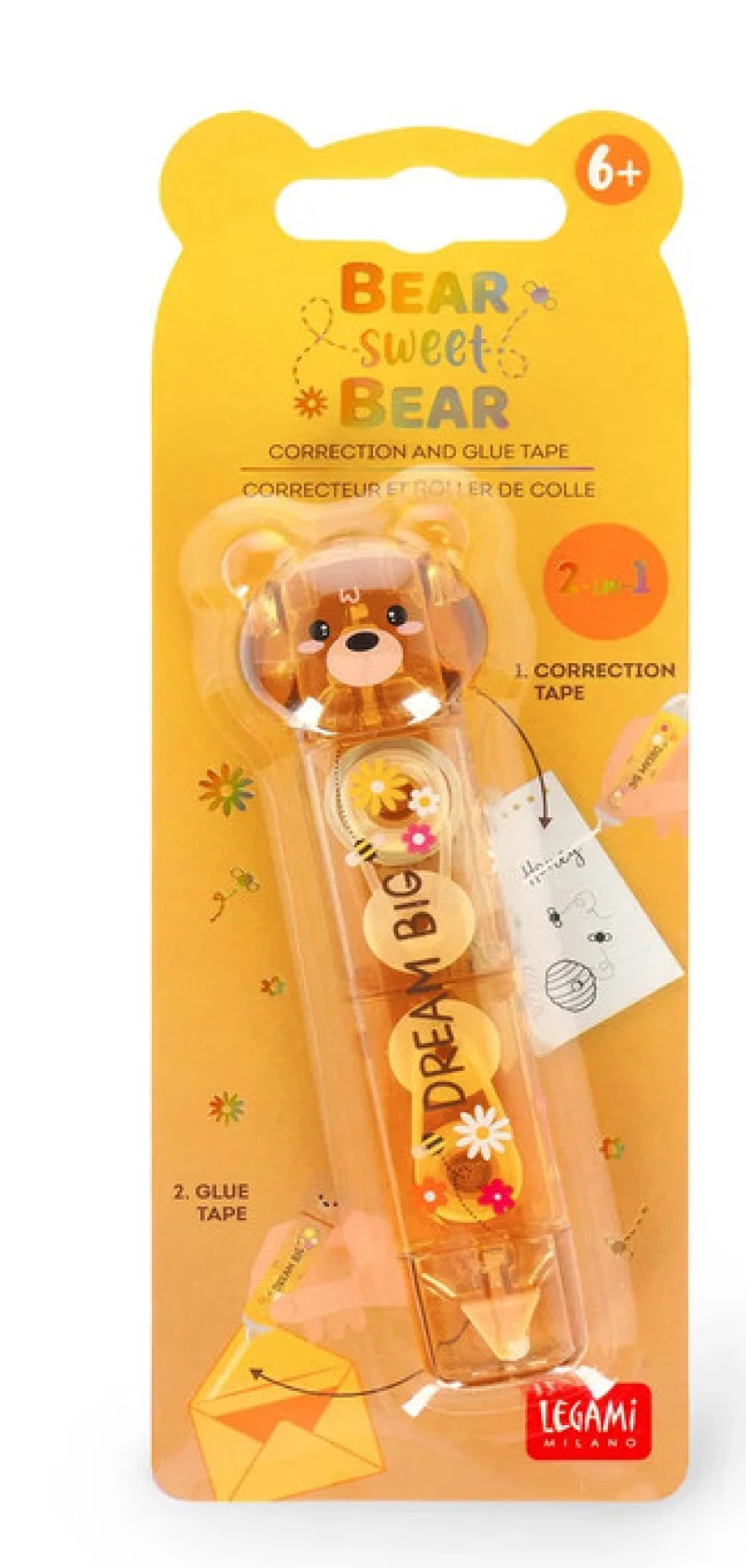 Διορθώτικη Ταινία Και Κόλλα Legami Bear Sweet Bear | CGT0002