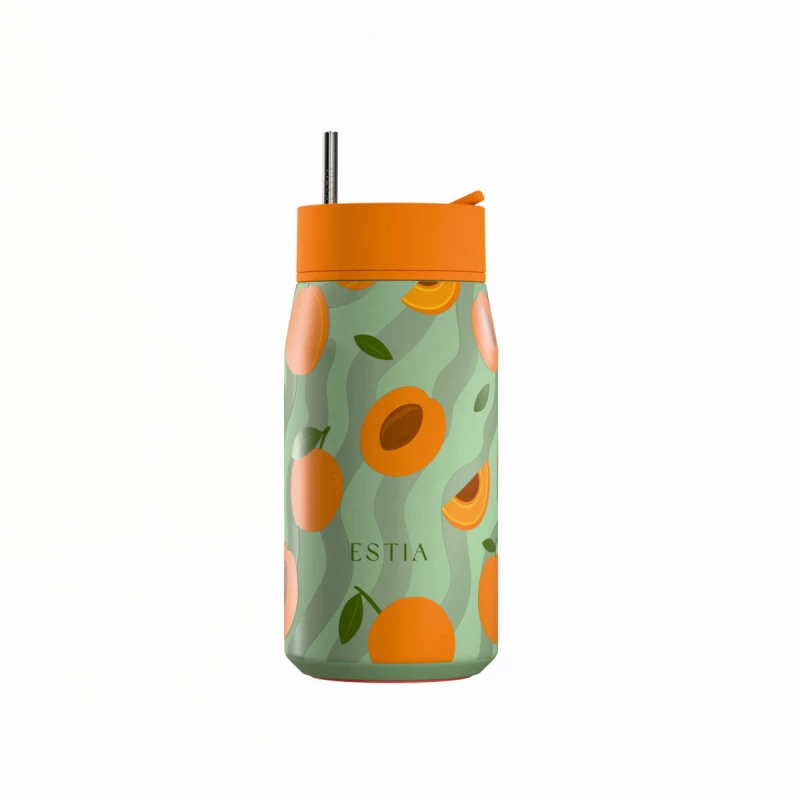 Estia Θερμος Lens Save the Aegean 360ml Peach Garden