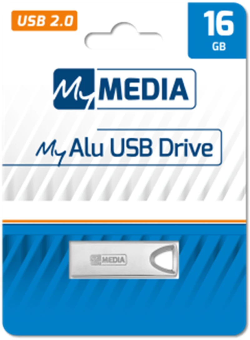 Mymedia my alu usb Drive 16gb usb 2.0 (by Verbatim) - 69272