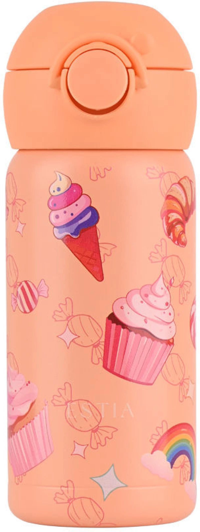 Estia Θερμος Παιδικο Wonder Bottle Save the Aegean 350ml Candy sky