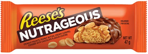 Reese’s Nutrageous Μπάρα Σοκολάτας 47gr