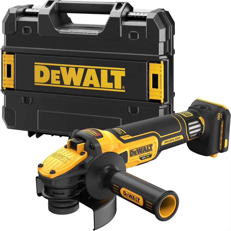 DEWALT Γωνιακός Τροχός Μπαταρίας 125mm 18V Brushless Solo DCG409VSNT - DEWALT