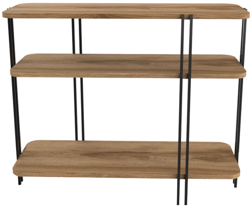 Κονσόλα Notus Megapap χρώμα καρυδί Ud 92x34,5x75εκ.
