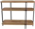 Κονσόλα Notus Megapap χρώμα καρυδί Ud 92x34,5x75εκ.