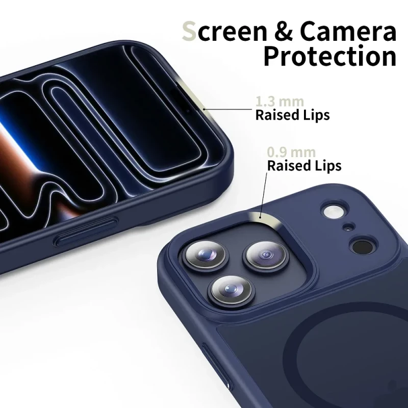 Tech-Protect Θήκη MagMat Magsafe iPhone 17 Pro Max Matte Deep Blue