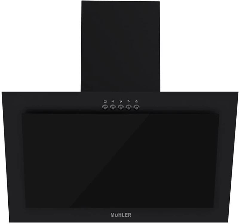 Muhler AMK-885D-B Απορροφητήρας Καμινάδα 59.5cm Μαύρος