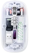 Yesido Ασύρματο Ποντίκι KB29 Type-C BT+ 2.4G Connection 800/1200/1600DPI 400mAh White