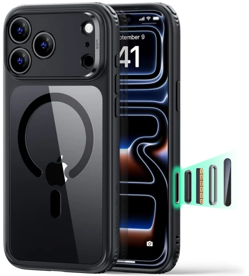 ESR Θήκη Classic Hybrid HaloLock Kickstand iPhone 17 Pro Clear