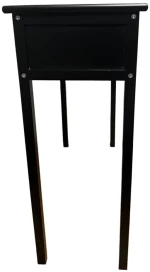 ΚΟΝΣΟΛΑ ΞΥΛΙΝΗ ΜΑΥΡΟ/ΦΥΣΙΚΟ  75X30Χ75cm