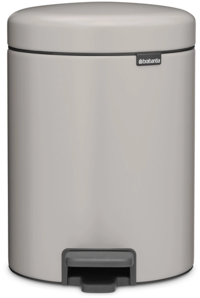 Brabantia 1010434 Κάδος απορριμμάτων NewIcon 5L, Soft Grey