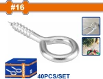 Wadfow WVJA516 Ξυλόβιδα Γαλβανιζέ με Μήκος 58mm 40τμχ
