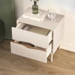 Κομοδίνο Marquise χρώμα sandstone 50x35x52,3εκ.