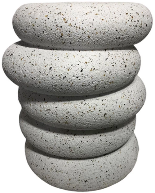 BALANCE SIDE TABLE TERRAZZO 41x42.5x50cm