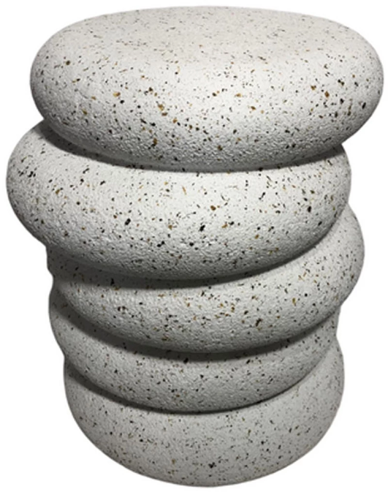 BALANCE SIDE TABLE TERRAZZO 41x42.5x50cm