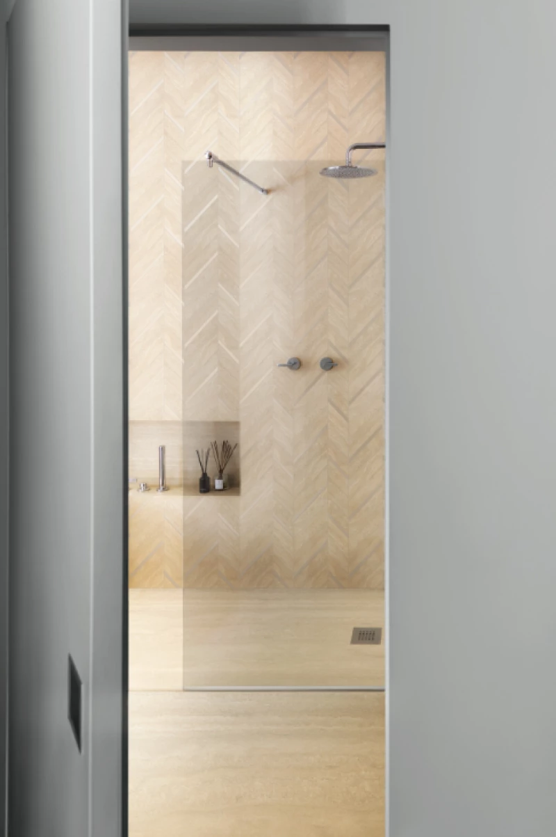 Πλακάκι Marazzi Mystone Travertino Classico Rt 60x120 cm M9EK Πέτρα Μπεζ