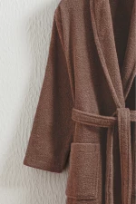 Stewehome Μπουρνούζι unisex με γιακά σάλι από 100% βαμβάκι (L)
