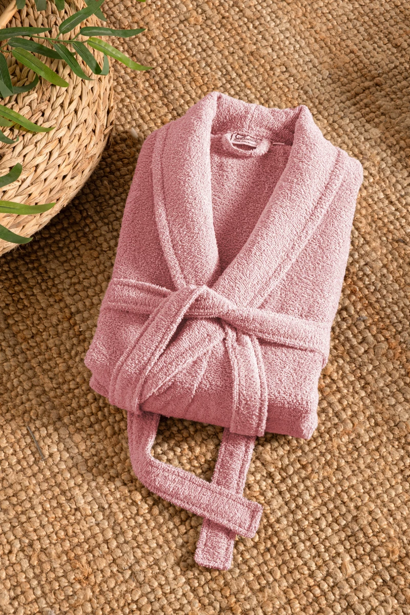 Stewehome Μπουρνούζι unisex με γιακά σάλι από 100% βαμβάκι (XL)