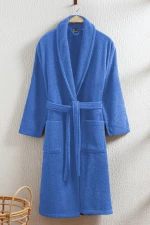 Stewehome Μπουρνούζι unisex με γιακά σάλι από 100% βαμβάκι (2XL)