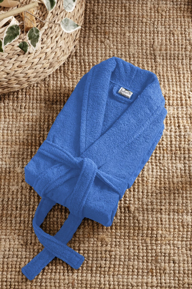 Stewehome Μπουρνούζι unisex με γιακά σάλι από 100% βαμβάκι (2XL)