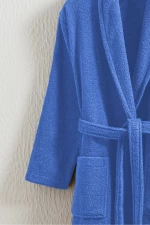 Stewehome Μπουρνούζι unisex με γιακά σάλι από 100% βαμβάκι (2XL)