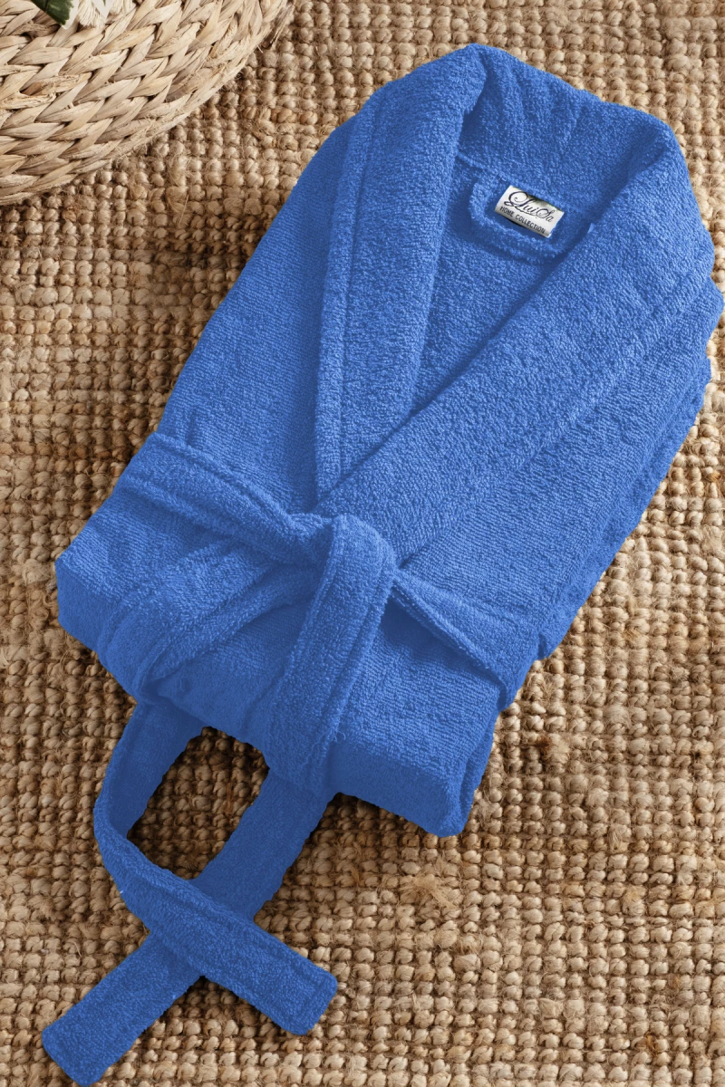 Stewehome Μπουρνούζι unisex με γιακά σάλι από 100% βαμβάκι (2XL)