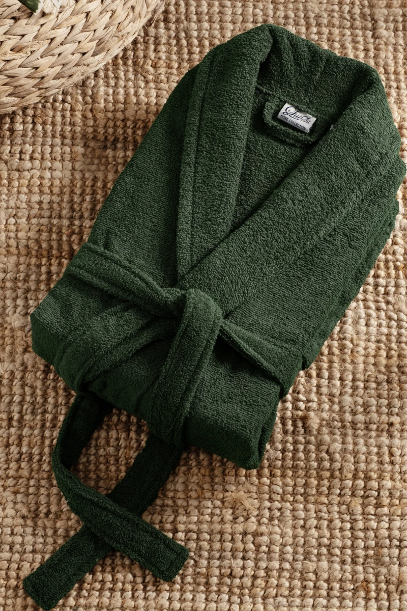 Stewehome Μπουρνούζι unisex με γιακά σάλι από 100% βαμβάκι (2XL)