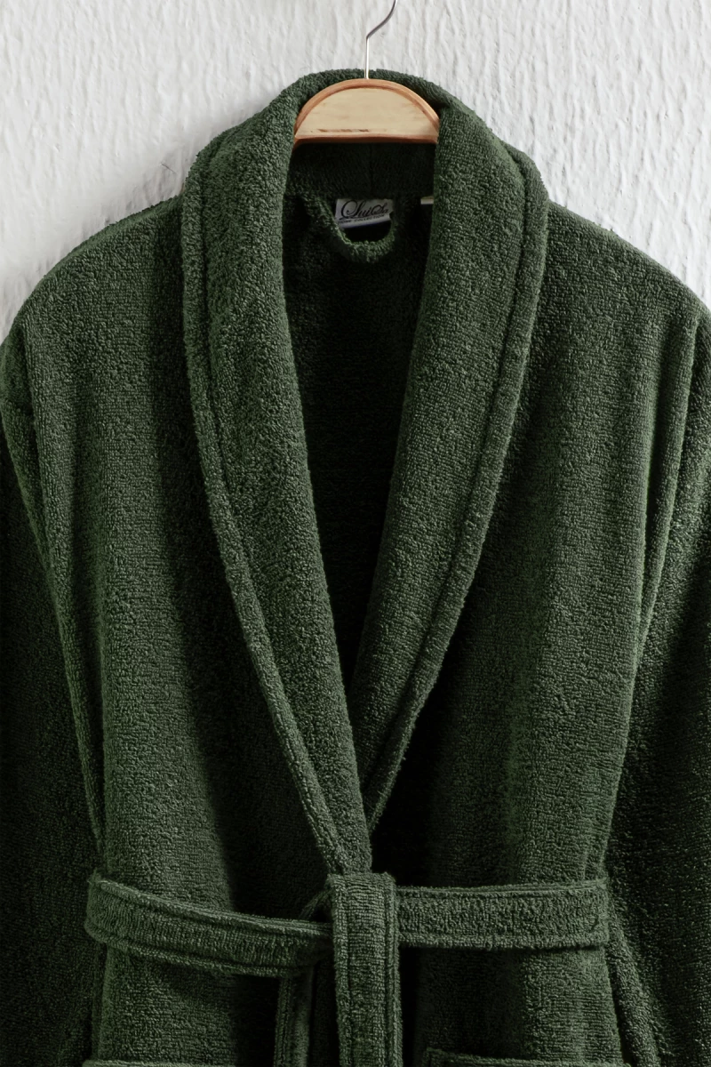 Stewehome Μπουρνούζι unisex με γιακά σάλι από 100% βαμβάκι (2XL)