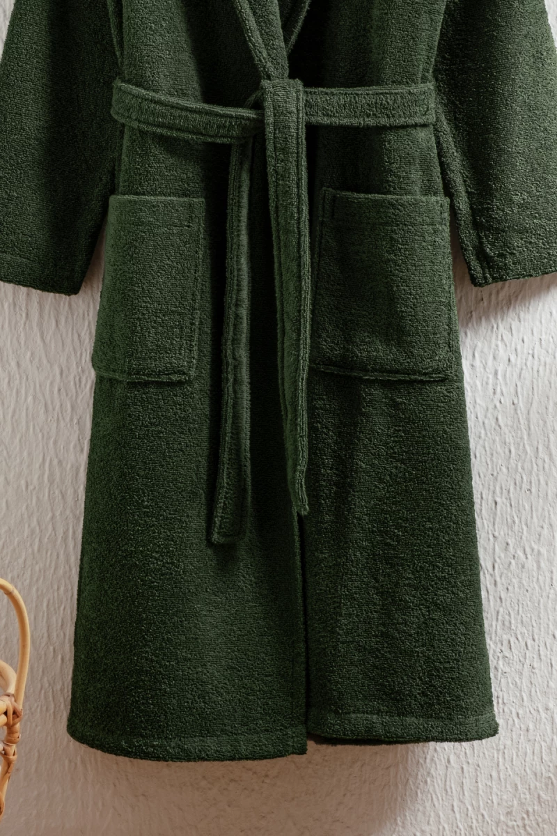 Stewehome Μπουρνούζι unisex με γιακά σάλι από 100% βαμβάκι (2XL)
