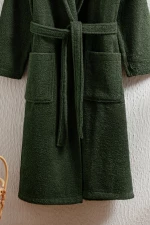 Stewehome Μπουρνούζι unisex με γιακά σάλι από 100% βαμβάκι (2XL)