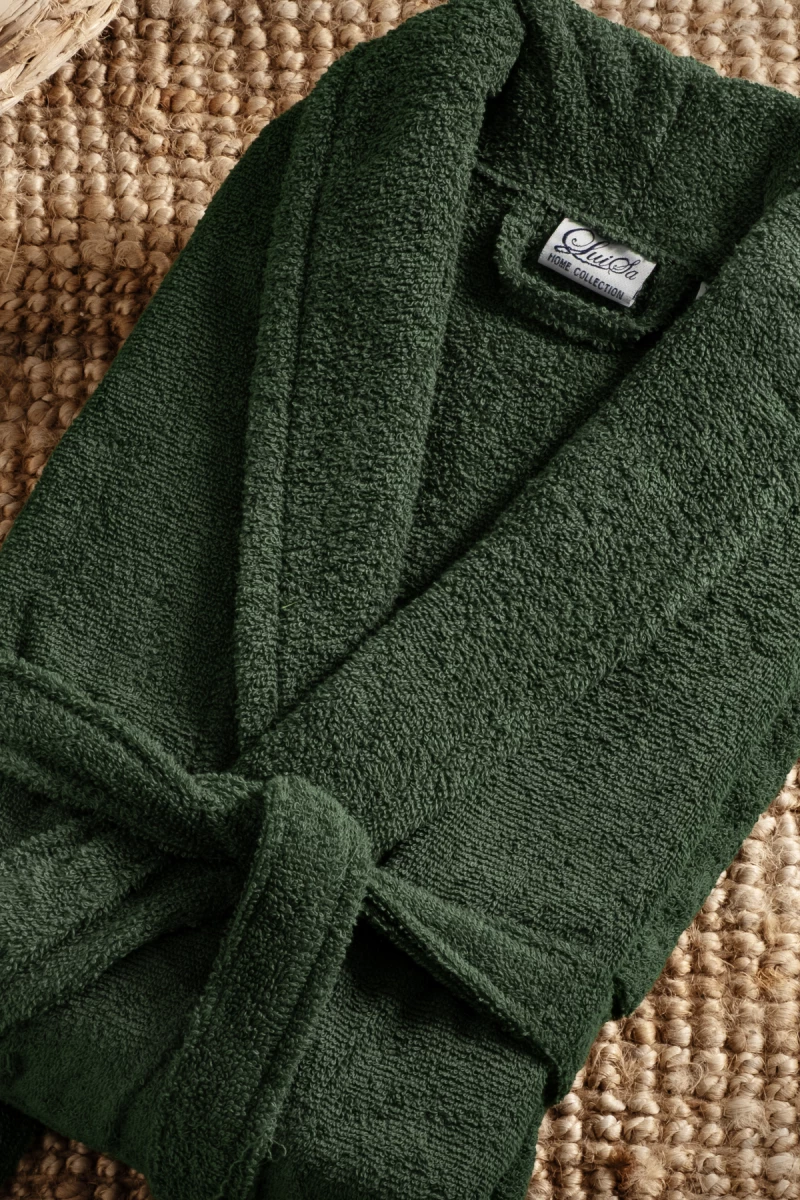 Stewehome Μπουρνούζι unisex με γιακά σάλι από 100% βαμβάκι (2XL)