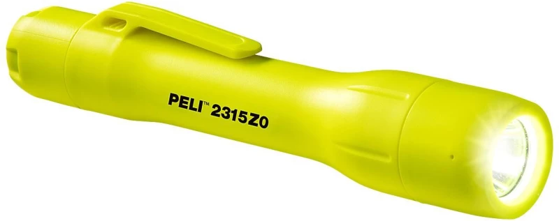 Φακός 2315Z0 ATEX Led Zone 0 Yellow με στήριγμα κράνους Κωδικός 264614