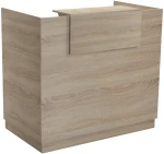 ΓΡΑΦΕΙΟ ΥΠΟΔΟΧΗΣ (RECEPTION) BARRY HM2152.01 ΜΕΛΑΜΙΝΗ ΣΕ SONAMA 120x70x110Υεκ.