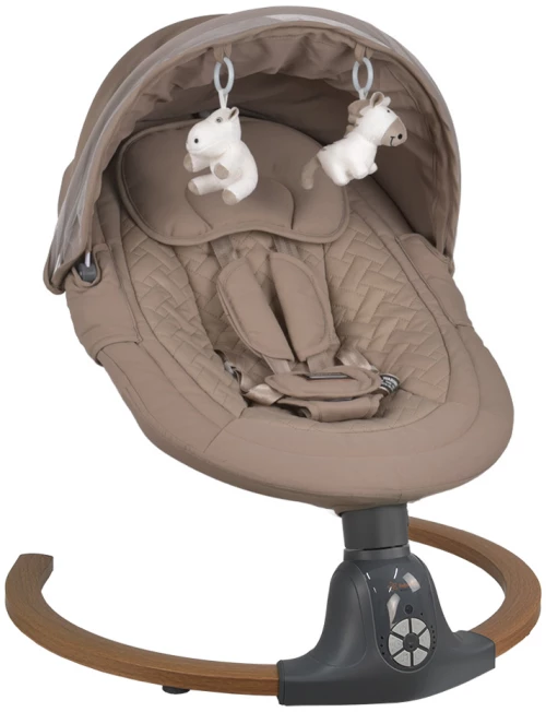 BEBE STARS ΗΛΕΚΤΡΙΚΗ ΚΟΥΝΙΑ FLUFFY FOREST NATURAL BEIGE 257-182